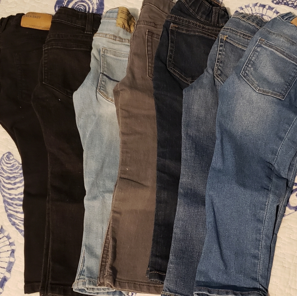 Zara, H&M, Crazy8 Jeans all size 3T